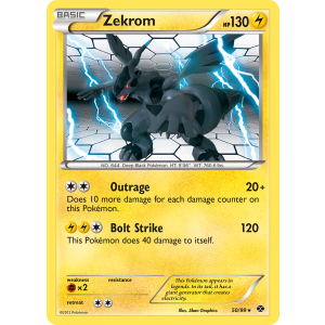 Zekrom 50/99 Pokemon TCG Black & White Next Destinies