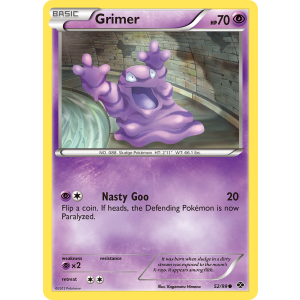 Grimer 52/99 Pokemon TCG Black & White Next Destinies