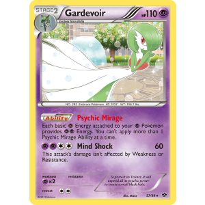 Rare Holo Gardevoir 57/99 Pokemon TCG Black & White Next Destinies