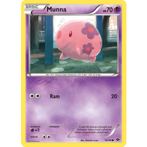 Munna 58/99 Pokemon TCG Black & White Next Destinies