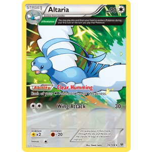 Altaria 74/108 Pokemon TCG XY Roaring Skies