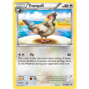 Tranquill 79/108 Pokemon TCG XY Roaring Skies