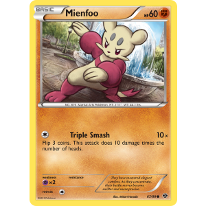 Mienfoo 67/99 Pokemon TCG Black & White Next Destinies