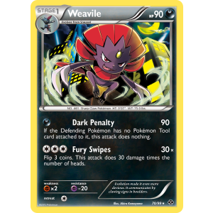 Weavile 70/99 Pokemon TCG Black & White Next Destinies