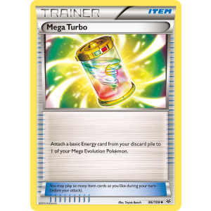 Mega Turbo 86/108 Pokemon TCG XY Roaring Skies