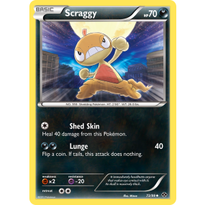 Scraggy 73/99 Pokemon TCG Black & White Next Destinies