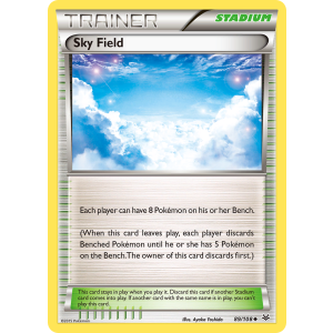 Sky Field 89/108 Pokemon TCG XY Roaring Skies