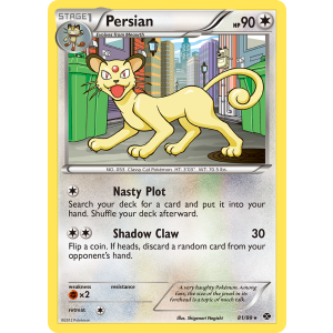 Persian 81/99 Pokemon TCG Black & White Next Destinies