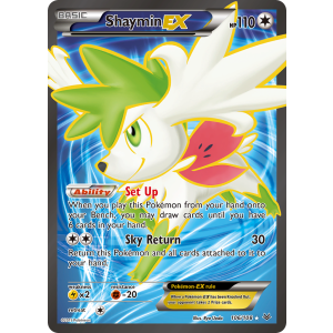 Rare Ultra Shaymin-EX 106/108 Pokemon TCG XY Roaring Skies