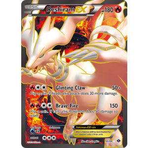 Rare Ultra Reshiram-EX 95/99 Pokemon TCG Black & White Next Destinies