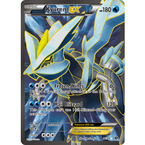 Rare Ultra Kyurem-EX 96/99 Pokemon TCG Black & White Next Destinies