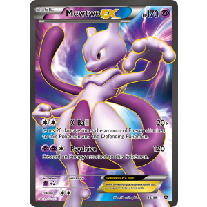 Rare Ultra Mewtwo-EX 98/99 Pokemon TCG Black & White Next Destinies