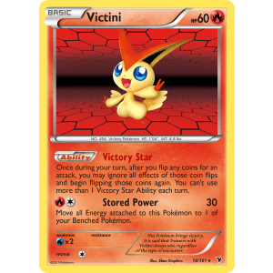 Rare Holo Victini 14/101 Pokemon TCG Black & White Noble Victories