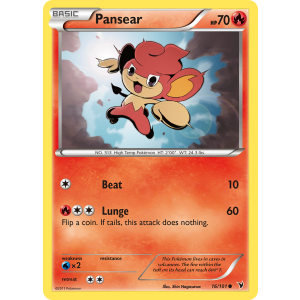 Pansear 16/101 Pokemon TCG Black & White Noble Victories