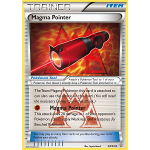 Magma Pointer 24/34 Pokemon TCG XY Double Crisis