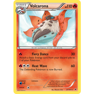 Volcarona 21/101 Pokemon TCG Black & White Noble Victories