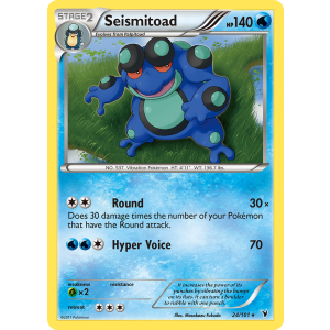 Seismitoad 24/101 Pokemon TCG Black & White Noble Victories