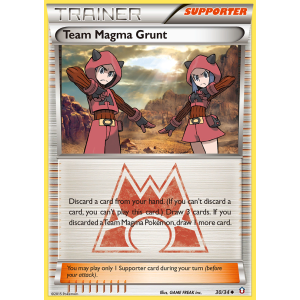 Team Magma Grunt 30/34 Pokemon TCG XY Double Crisis