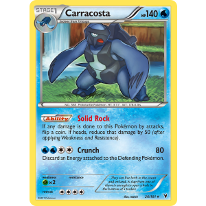 Carracosta 26/101 Pokemon TCG Black & White Noble Victories