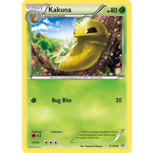 Kakuna 2/160 Pokemon TCG XY Primal Clash