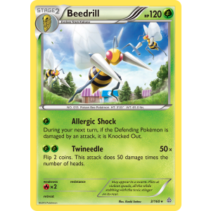 Beedrill 3/160 Pokemon TCG XY Primal Clash