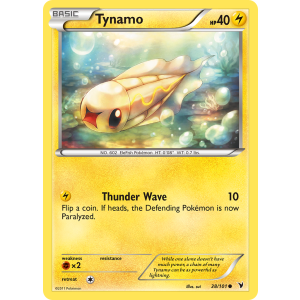 Tynamo 38/101 Pokemon TCG Black & White Noble Victories