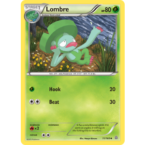 Lombre 11/160 Pokemon TCG XY Primal Clash