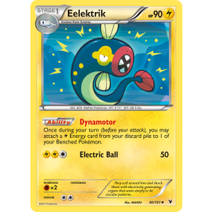 Eelektrik 40/101 Pokemon TCG Black & White Noble Victories