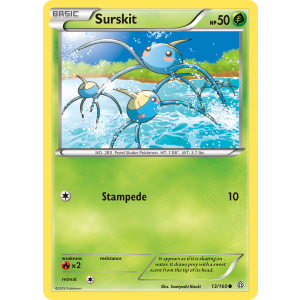 Surskit 13/160 Pokemon TCG XY Primal Clash