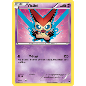 Victini 43/101 Pokemon TCG Black & White Noble Victories