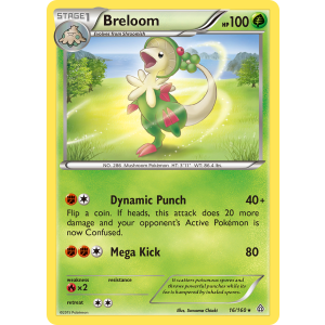 Breloom 16/160 Pokemon TCG XY Primal Clash