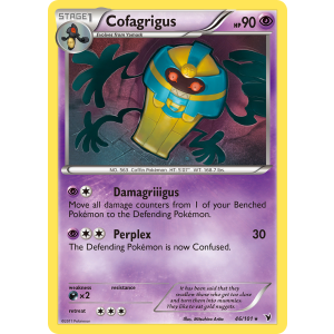 Cofagrigus 46/101 Pokemon TCG Black & White Noble Victories