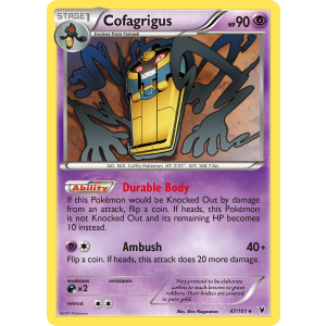 Cofagrigus 47/101 Pokemon TCG Black & White Noble Victories