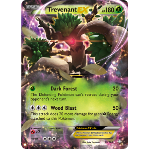 Rare Holo EX Trevenant-EX 19/160 Pokemon TCG XY Primal Clash