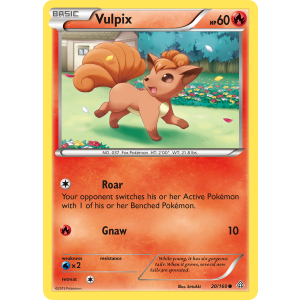 Vulpix 20/160 Pokemon TCG XY Primal Clash