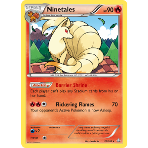 Ninetales 21/160 Pokemon TCG XY Primal Clash