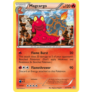 Magcargo 23/160 Pokemon TCG XY Primal Clash