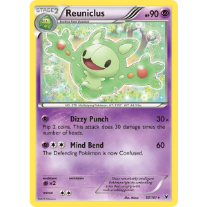 Reuniclus 53/101 Pokemon TCG Black & White Noble Victories