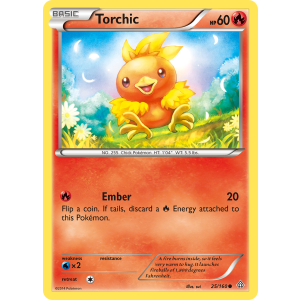 Torchic 25/160 Pokemon TCG XY Primal Clash