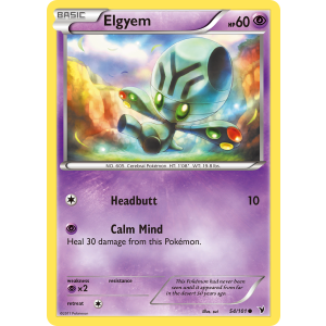 Elgyem 54/101 Pokemon TCG Black & White Noble Victories