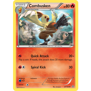 Combusken 27/160 Pokemon TCG XY Primal Clash