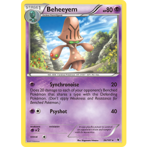 Beheeyem 56/101 Pokemon TCG Black & White Noble Victories