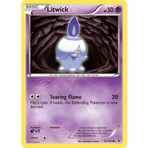 Litwick 57/101 Pokemon TCG Black & White Noble Victories