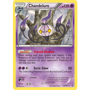 Chandelure 60/101 Pokemon TCG Black & White Noble Victories