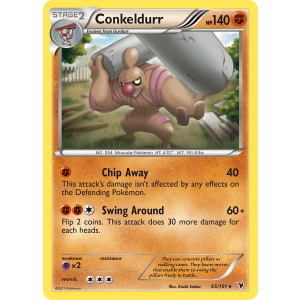 Conkeldurr 65/101 Pokemon TCG Black & White Noble Victories