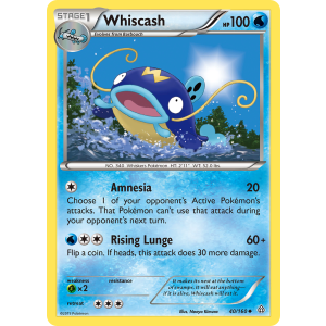 Whiscash 40/160 Pokemon TCG XY Primal Clash