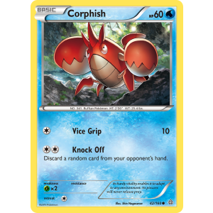 Corphish 42/160 Pokemon TCG XY Primal Clash