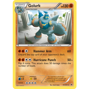 Golurk 72/101 Pokemon TCG Black & White Noble Victories