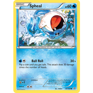 Spheal 45/160 Pokemon TCG XY Primal Clash