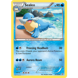 Sealeo 47/160 Pokemon TCG XY Primal Clash